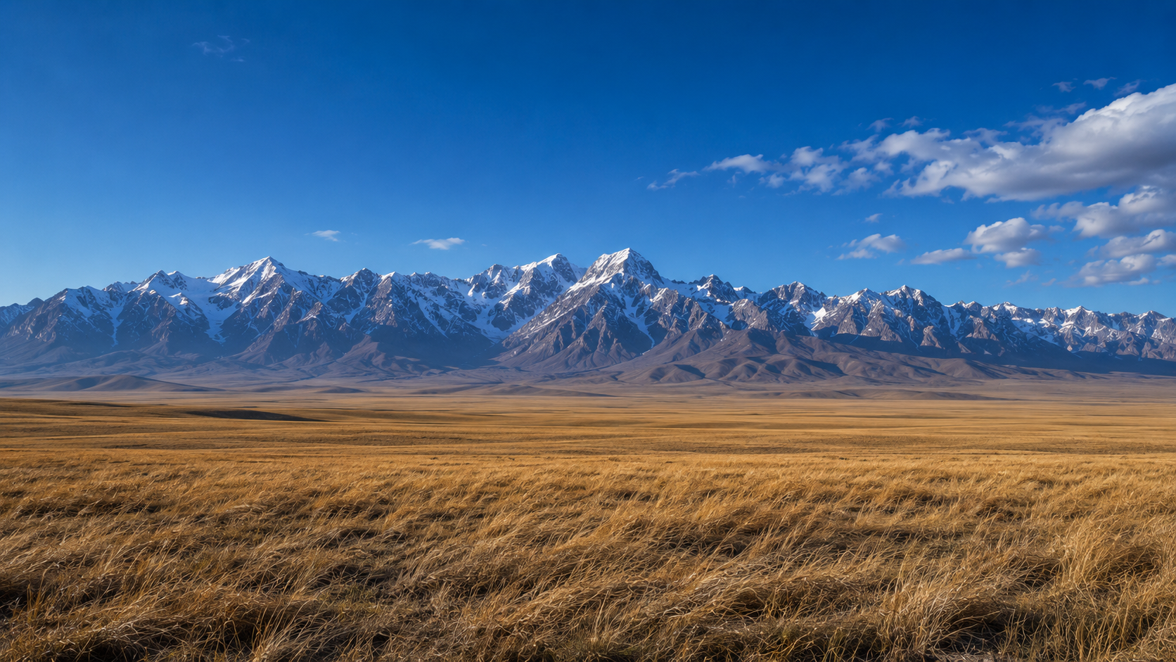 Inner Mongolia steppe and Tian Shan range